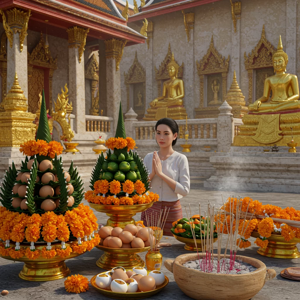 ไขความกระจ่าง ทําไมการแก้บนถึงต้องใช้ไข่ต้ม สัญลักษณ์แห่งคำอธิษฐาน